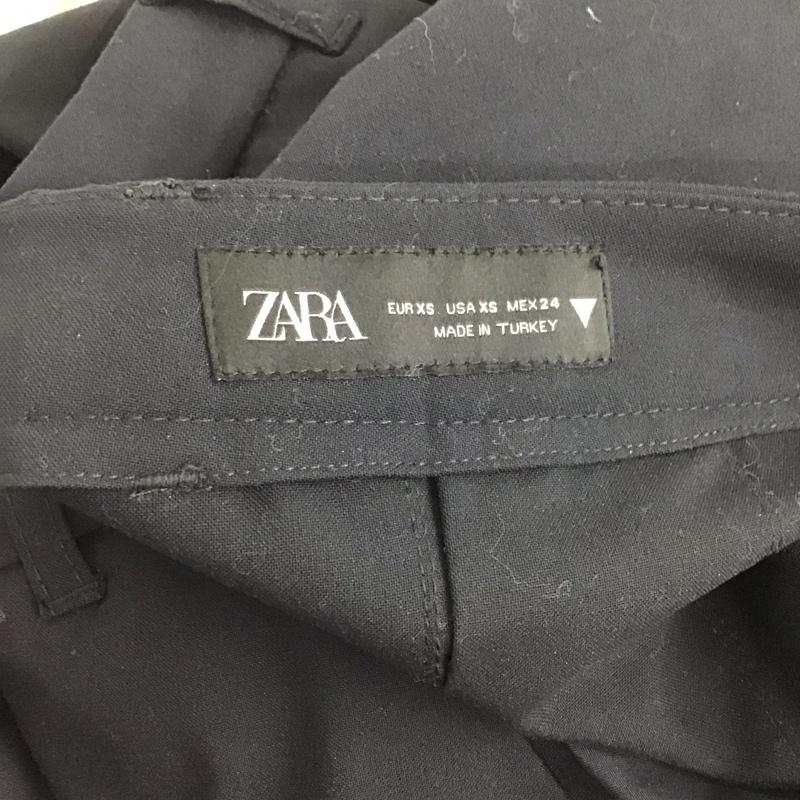 ザラ ZARA スカート ひざ丈スカート XS 無地 黒 / ブラック /  レディース USED 古着 中古 10131876