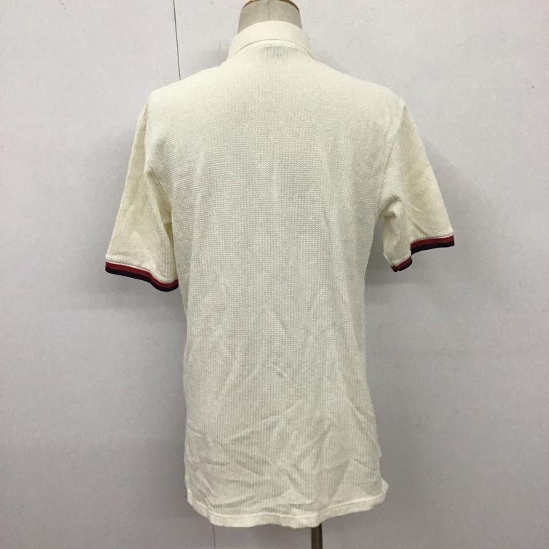 ポロラルフローレン POLO RALPH LAUREN ポロシャツ 半袖 半袖ポロシャツ カラーシャツ 半袖カットソー M ロゴ、文字 白 / ホワイト /  メンズ USED 古着 中古 10111478