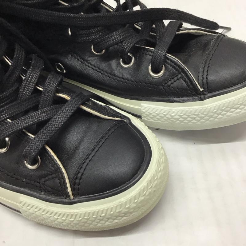 コンバース CONVERSE スニーカー スニーカー 1B144 ハイカット 24cm 24.0cm ロゴ、文字 黒 / ブラック / レディース USED 古着 中古 10121628