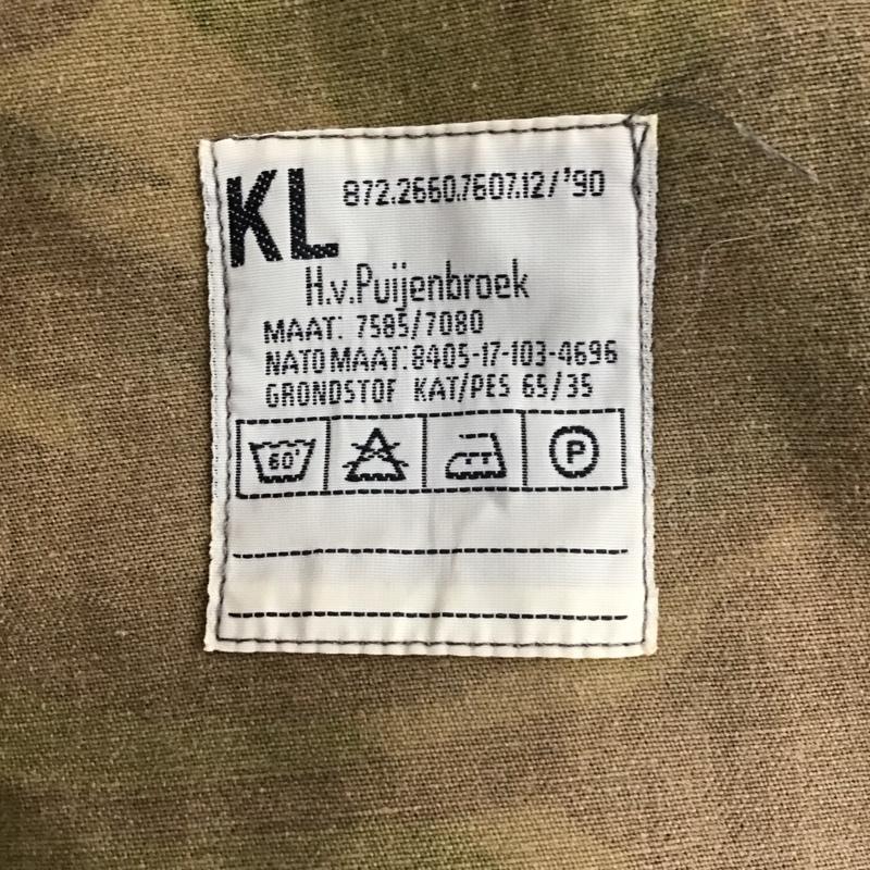 ミリタリー ミリタリー パンツ ワークパンツ、ペインターパンツ ミリタリーパンツ 古着 ワイドパンツ カジュアルパンツ ヴィンテージパンツ オランダ軍 90S カモフラージュ柄・迷彩 マルチカラー / マルチカラー / メンズ USED 古着 中古 10110808