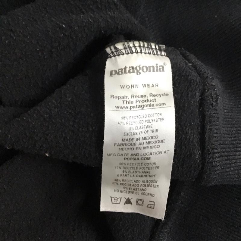 パタゴニア patagonia パーカー 長袖 長袖パーカー プルオーバーパーカー スウェット XL ロゴ、文字 黒 / ブラック /  メンズ USED 古着 中古 10125099