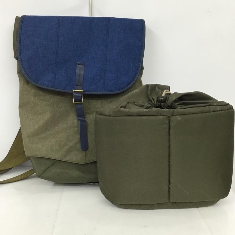 古着 USED リュックサック、デイパック リュックサック、デイバッグ VEO TRAVEL 41 カメラバッグ ミラーレスカメラ VANGUARD タグ付き ロゴ、文字 カーキ / カーキ / X 青 / ブルー / メンズ USED 古着 中古 10131899