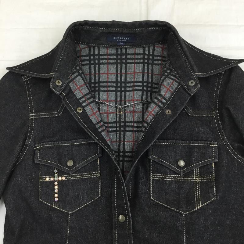 バーバリー BURBERRY シャツ、ブラウス 長袖 38 黒 / ブラック / レディース USED 古着 中古 10137781