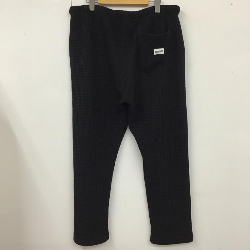 ラディアル RADIALL パンツ ワークパンツ、ペインターパンツ RAD-24AW-CUT006 BIGWAFFLESWEATPANTS ワイドパンツ XL 無地 黒 / ブラック /  メンズ USED 古着 中古 10122792