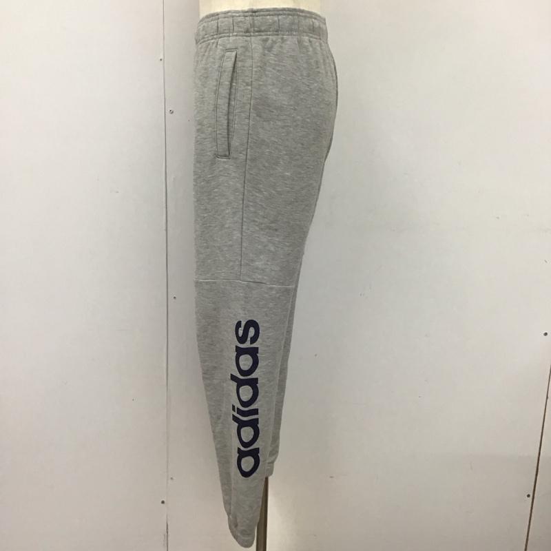 アディダス adidas ボトムス ボトムス BQ9092 スウェットパンツ M ロゴ、文字 灰 / グレー / メンズ USED 古着 中古 10123288