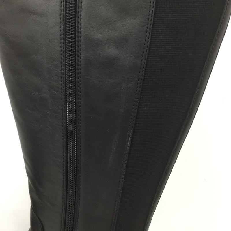 古着 USED ブーツ ロングブーツ MBT 700986 UK7 箱有 US:10 無地 黒 / ブラック / メンズ USED 古着 中古 10143555