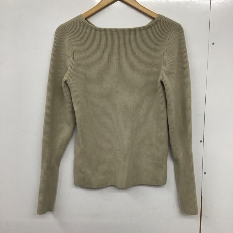 ミラオーウェン Mila Owen ニット、セーター 長袖 0 無地 ベージュ / ベージュ / レディース USED 古着 中古 10133178
