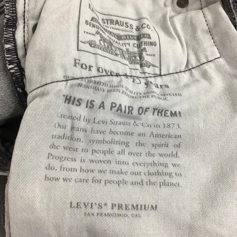 リーバイストラウスアンドコー Levi Strauss & co. パンツ デニム、ジーンズ デニムパンツ ワイドパンツ カジュアルパンツ ストレッチ 33インチ 無地 灰 / グレー / メンズ USED 古着 中古 10134951