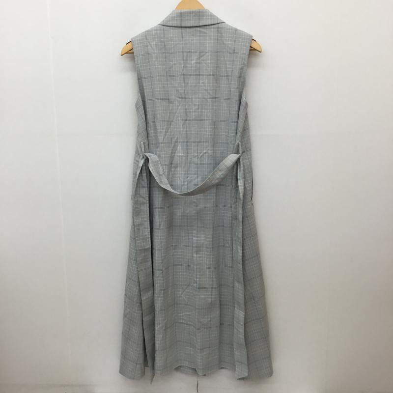 マウジー MOUSSY ワンピース ロングスカート 1 チェック 水色 / ライトブルー /  レディース USED 古着 中古 10133484