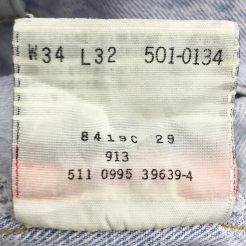 リーバイス Levi s パンツ デニム、ジーンズ 90 s USA製 34 無地 水色 / ライトブルー / メンズ USED 古着 中古 10135818