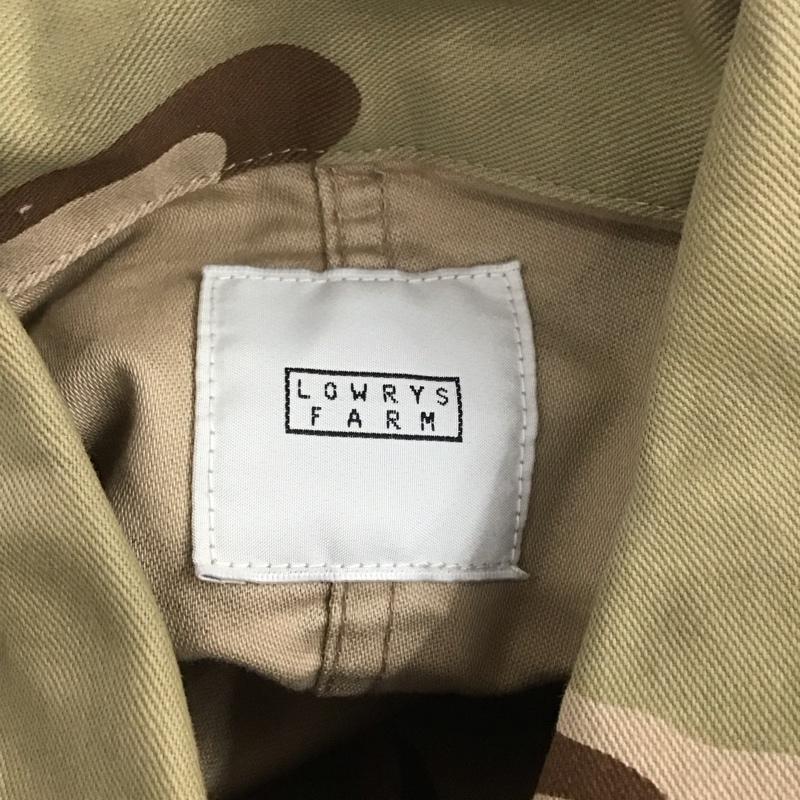 ローリーズファーム LOWRYS FARM ジャケット、上着 ジャケット、ブレザー LF718002AD ミリタリーシャツジャケット M カモフラージュ柄・迷彩 ベージュ / ベージュ / X 茶 / ブラウン / X カーキ / カーキ / レディース USED 古着 中古 10108189