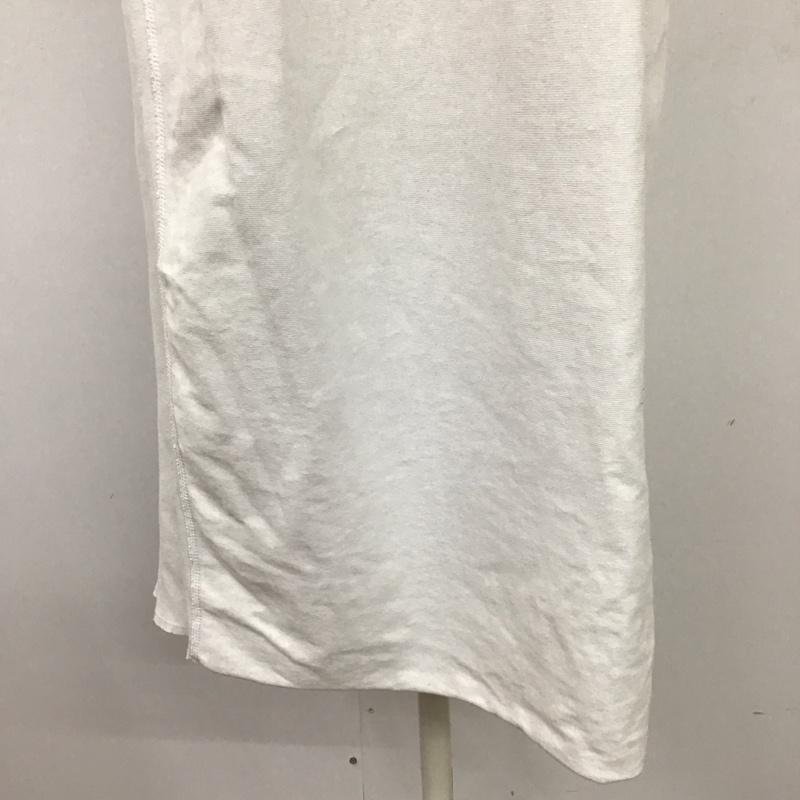 チャンピオン Champion ワンピース ひざ丈スカート CW-P311 REVERSE WEAVE 半袖 カットソー M ロゴ、文字 白 / ホワイト /  レディース USED 古着 中古 10113986