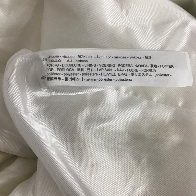 ザラ ZARA ベスト ベスト 2997 220 251 ロング丈 M チェック 白 / ホワイト / レディース USED 古着 中古 10139115