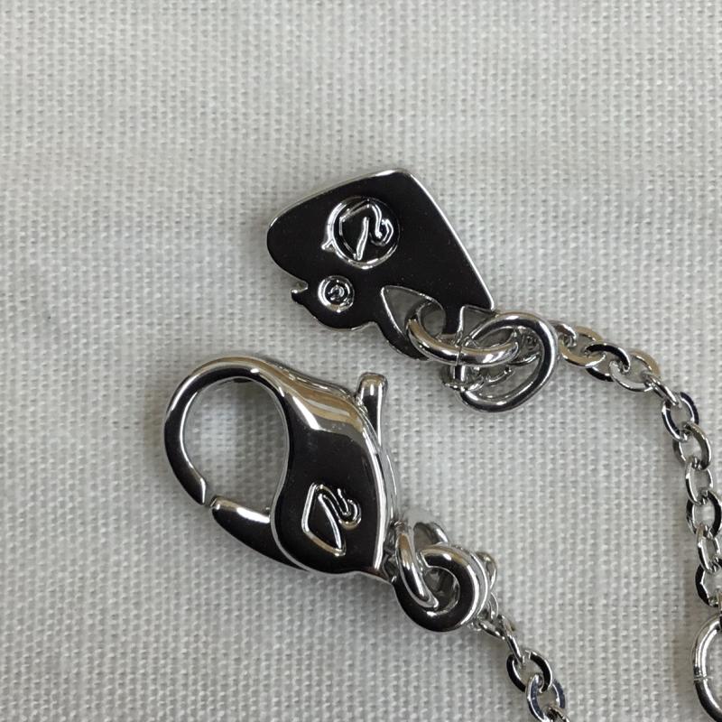 スワロフスキー SWAROVSKI アクセサリー ネックレス、ペンダント 桃 / ピンク / X 銀 / シルバー / レディース USED 古着 中古 10139796
