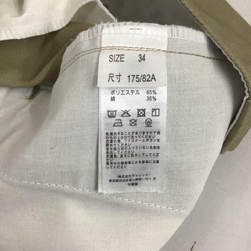 ディッキーズ Dickies パンツ チノパン 34 無地 ベージュ / ベージュ / メンズ USED 古着 中古 10128738