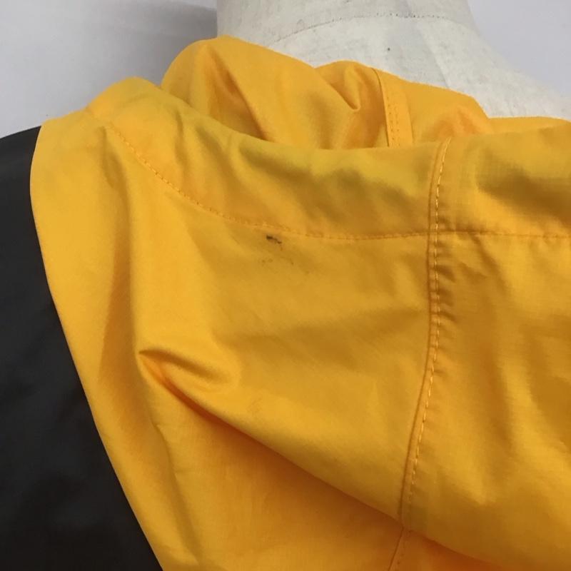 ザノースフェイス THE NORTH FACE ジャケット、上着 ジャケット、ブレザー nf0a4qz7 ジップアップジャケット ナイロンパーカー アウター XL ロゴ、文字 黒 / ブラック / X 黄 / イエロー /  メンズ USED 古着 中古 10125548