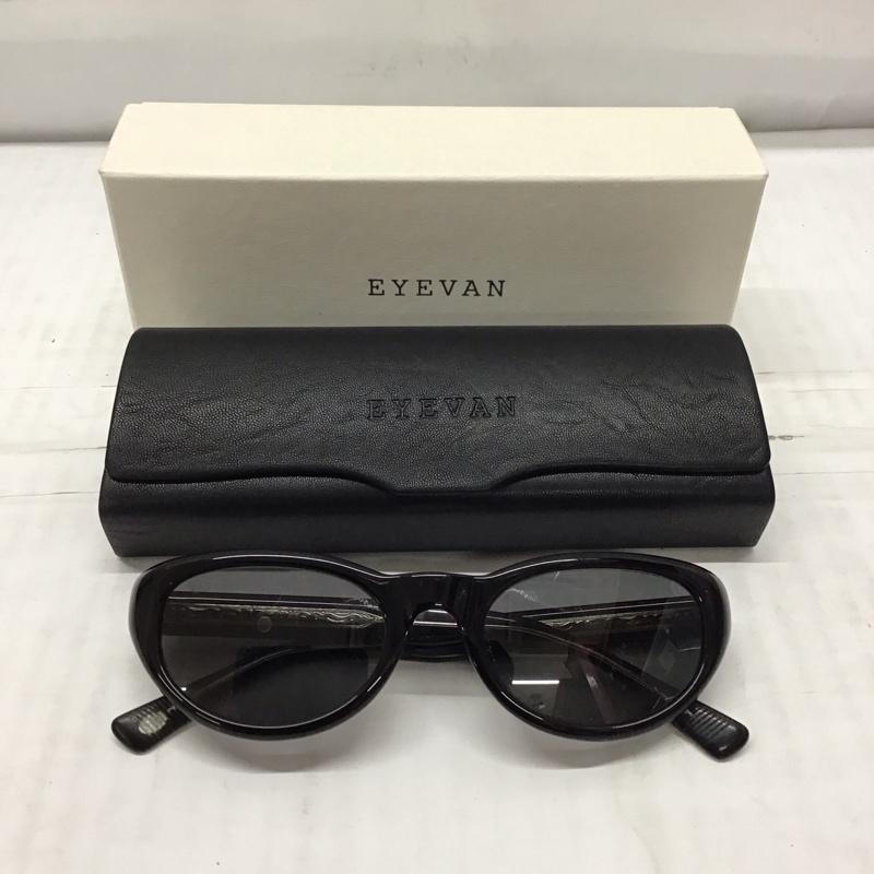 アイヴァン EYEVAN めがね・サングラス サングラス Havana プラスチック ケース付き 無地 黒 / ブラック / レディース USED 古着 中古 10117930