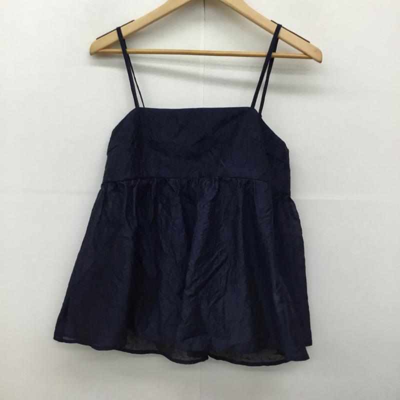 グローバルワーク GLOBAL WORK ベスト ベスト FREE 無地 紺 / ネイビー / レディース USED 古着 中古 10137604