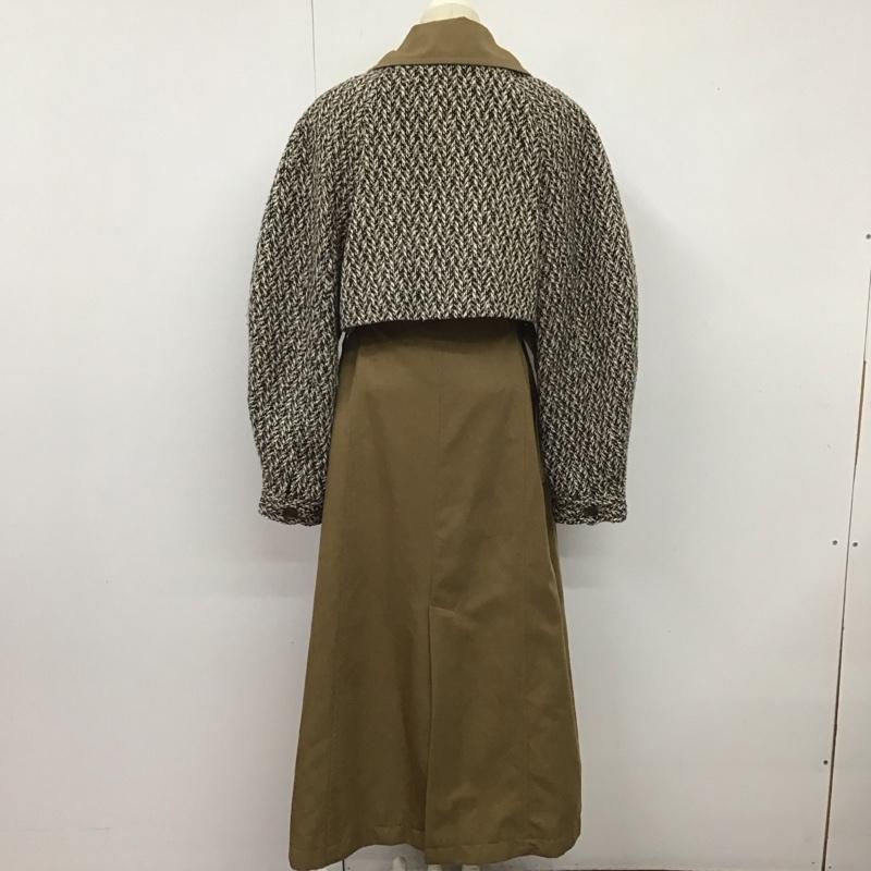ムルーア MURUA ジャケット、上着 ジャケット、ブレザー 012250000101-01 ロングコート アウター 2 無地 カーキ / カーキ / レディース USED 古着 中古 10126673