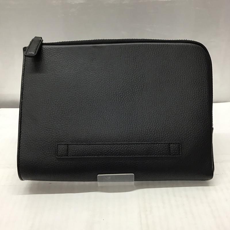 バーニーズ ニューヨーク BARNEYS NEWYORK セカンドバッグ セカンドバッグ 無地 黒 / ブラック / メンズ USED 古着 中古 10118145