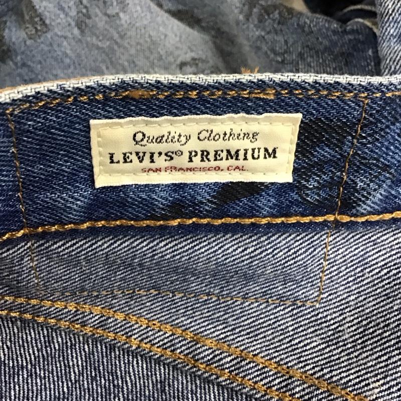 リーバイス Levi s パンツ デニム、ジーンズ 28インチ 総柄 水色 / ライトブルー /  メンズ USED 古着 中古 10121900