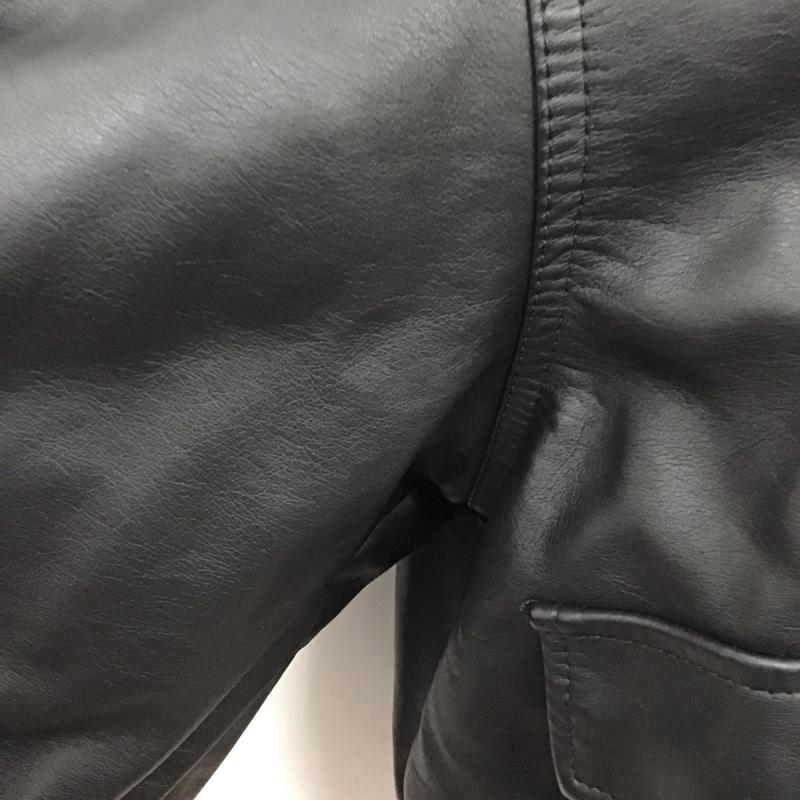 マウジー MOUSSY ジャケット、上着 ジャケット、ブレザー 010HSJ30-0170 フェイクレザー FREE 無地 黒 / ブラック / レディース USED 古着 中古 10119634