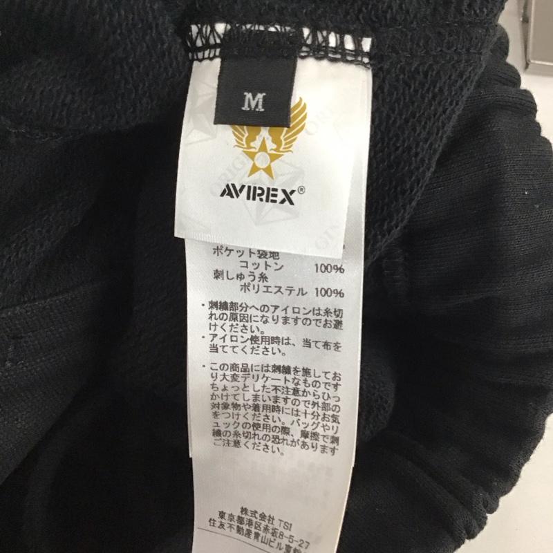 アヴィレックス AVIREX パンツ ショートパンツ ショートパンツ ハーフパンツ カジュアルパンツ M ロゴ、文字 黒 / ブラック / メンズ USED 古着 中古 10133984