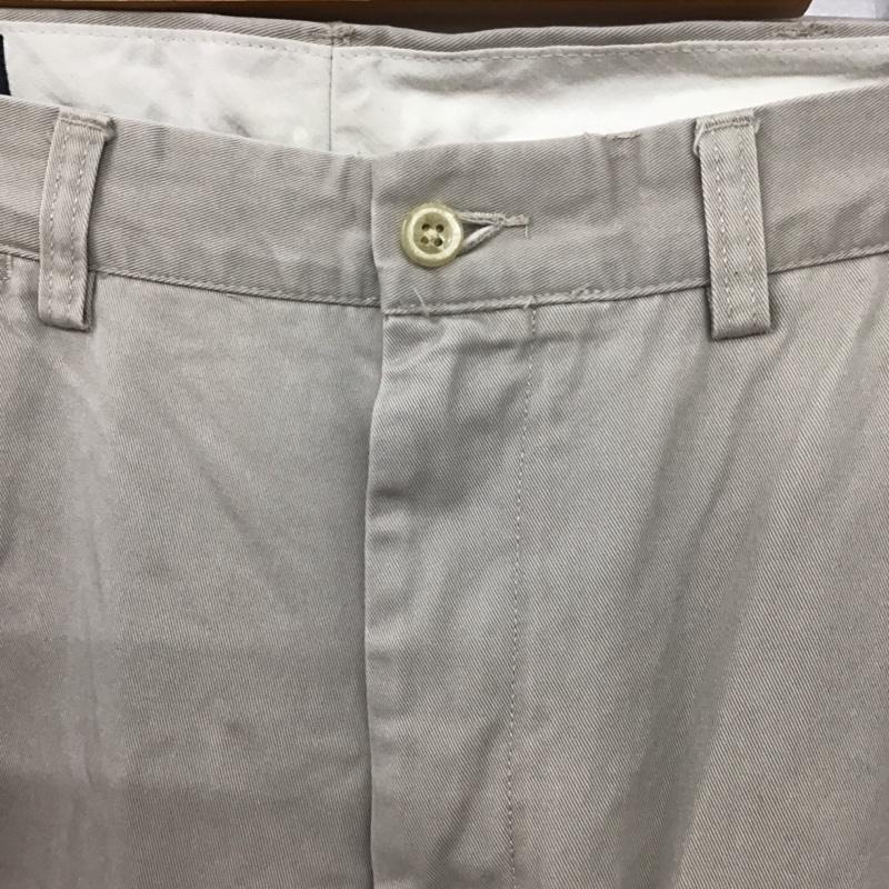 ポロバイラルフローレン Polo by RALPH LAUREN パンツ チノパン チノパン ワイドパンツ カジュアルパンツ 35インチ 無地 ベージュ / ベージュ / メンズ USED 古着 中古 10130937