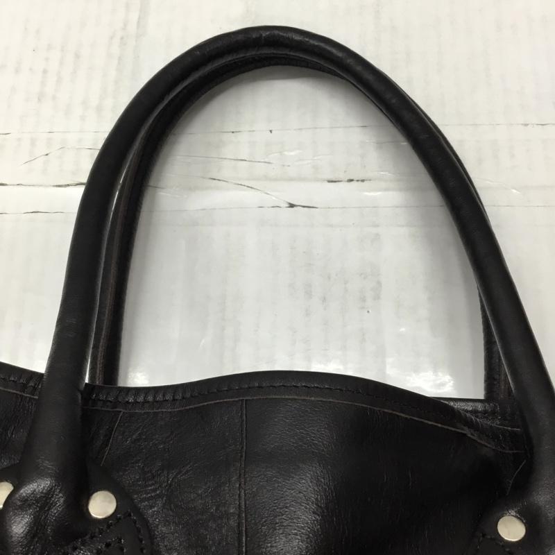 ジョーマッコイ JOE McCOY トートバッグ トートバッグ 豊岡 レザー パッチワーク 無地 黒 / ブラック / メンズ USED 古着 中古 10115252