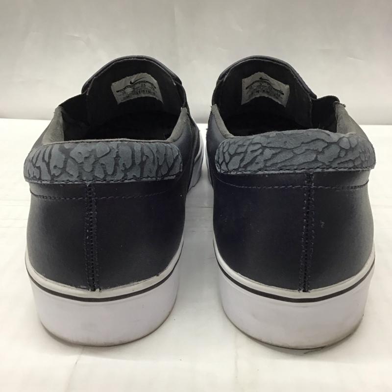 ナイキ NIKE スニーカー スニーカー 580400-404 スリッポン 28cm 28.0cm ロゴ、文字 紺 / ネイビー / メンズ USED 古着 中古 10114528