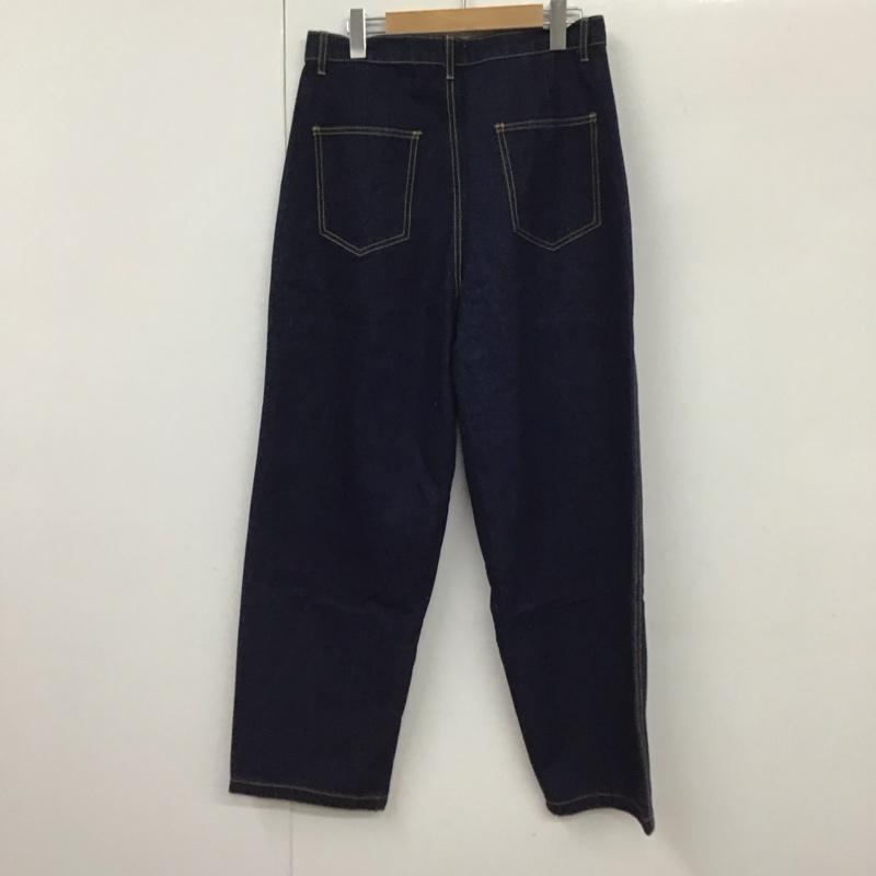 古着 USED パンツ デニム、ジーンズ デニムパンツ ワイドパンツ カジュアルパンツ buttbill L 無地 インディゴ / インディゴ / メンズ USED 古着 中古 10130691