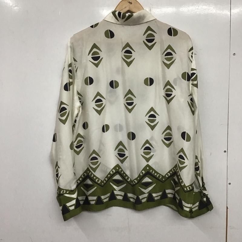 ザラ ZARA シャツ、ブラウス 長袖 3354 253 098 M 総柄 マルチカラー / マルチカラー / レディース USED 古着 中古 10139260