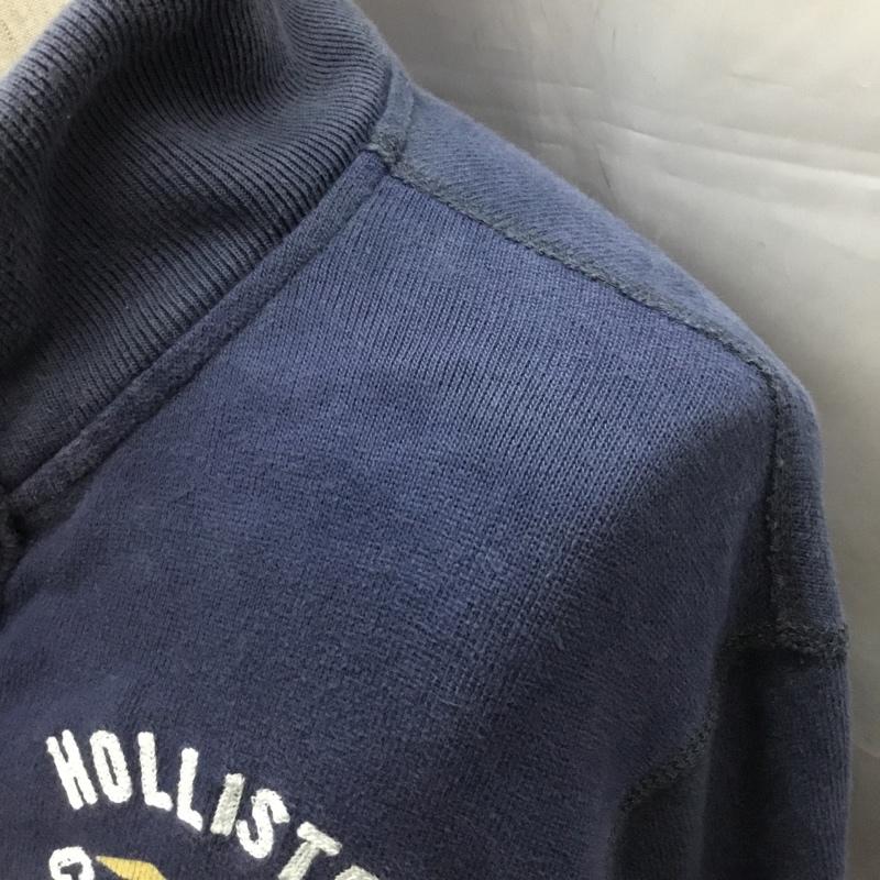 ホリスター Hollister トレーナー 長袖 スウェット XL ロゴ、文字 紺 / ネイビー / メンズ USED 古着 中古 10109640