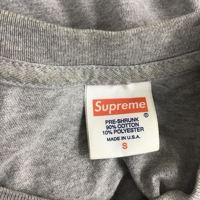 シュプリーム Supreme Tシャツ 半袖 13ss BlingLogoTee 半袖カットソー プリントTシャツ S ロゴ、文字 灰 / グレー / メンズ USED 古着 中古 10120318