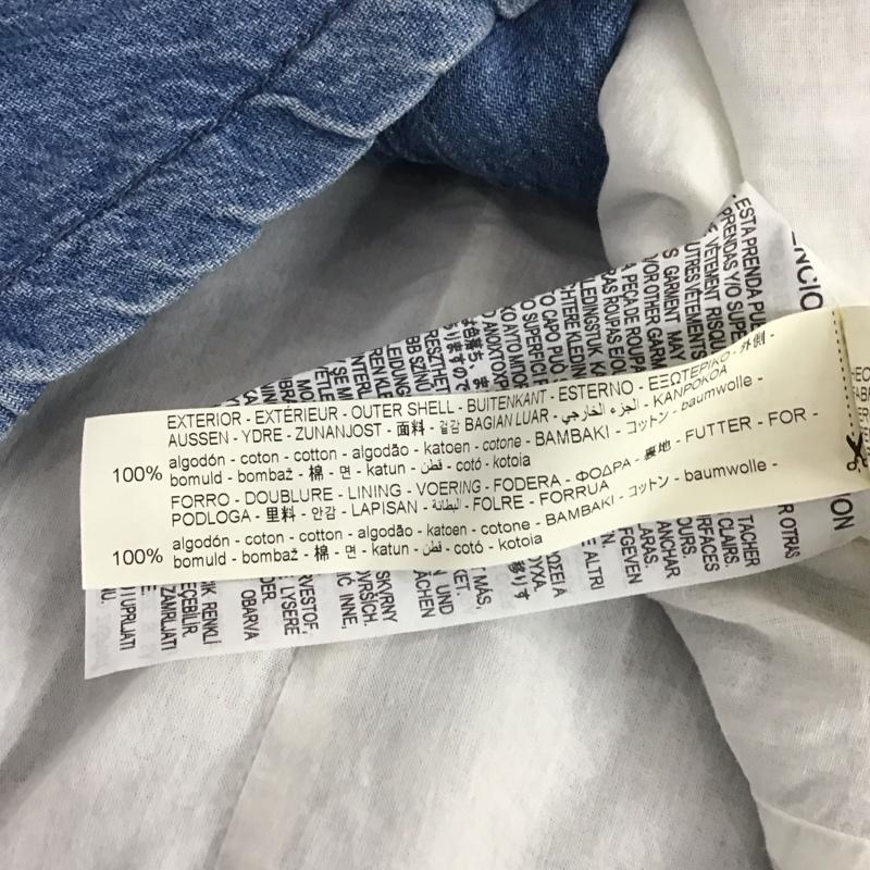 ザラ ZARA ベスト ベスト デニム 8519 917 405 XS 無地 青 / ブルー / レディース USED 古着 中古 10139265