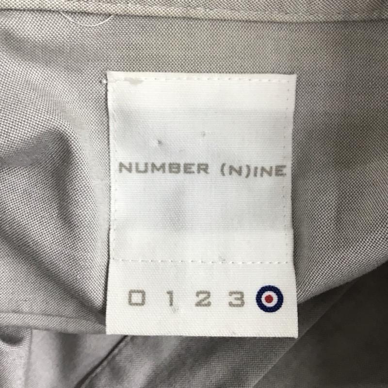 ナンバーナイン NUMBER (N)INE シャツ、ブラウス 半袖 無地 灰 / グレー / メンズ USED 古着 中古 10117214