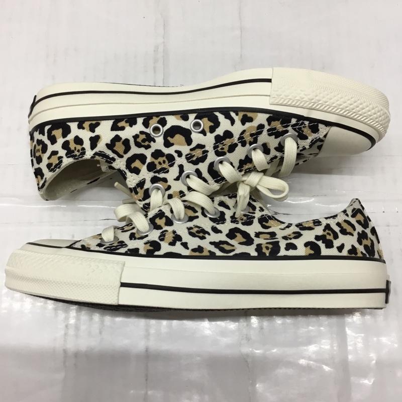 コンバース CONVERSE スニーカー スニーカー 1SC231 1911 ローカット 23cm ヒョウ柄 レオパード 23.0cm ロゴ、文字 マルチカラー / マルチカラー / レディース USED 古着 中古 10106637