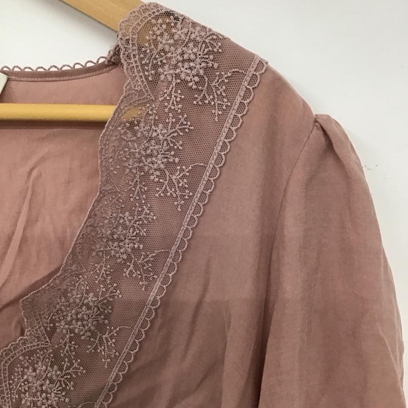 ザラ ZARA シャツ、ブラウス 半袖 半袖シャツ 無地シャツ レースシャツ XL 無地 マルチカラー / マルチカラー / レディース USED 古着 中古 10135562