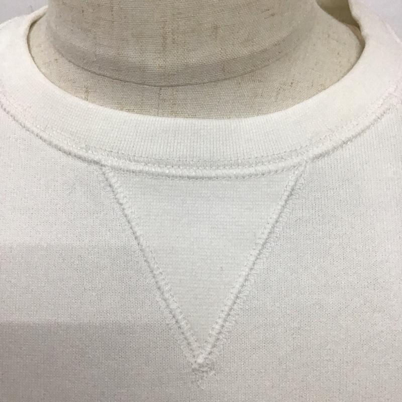 ゲス Guess トレーナー 長袖 U1YA02K9V31 スウェット 裏起毛 タグ付き XL ロゴ、文字 アイボリー / アイボリー / メンズ USED 古着 中古 10115601