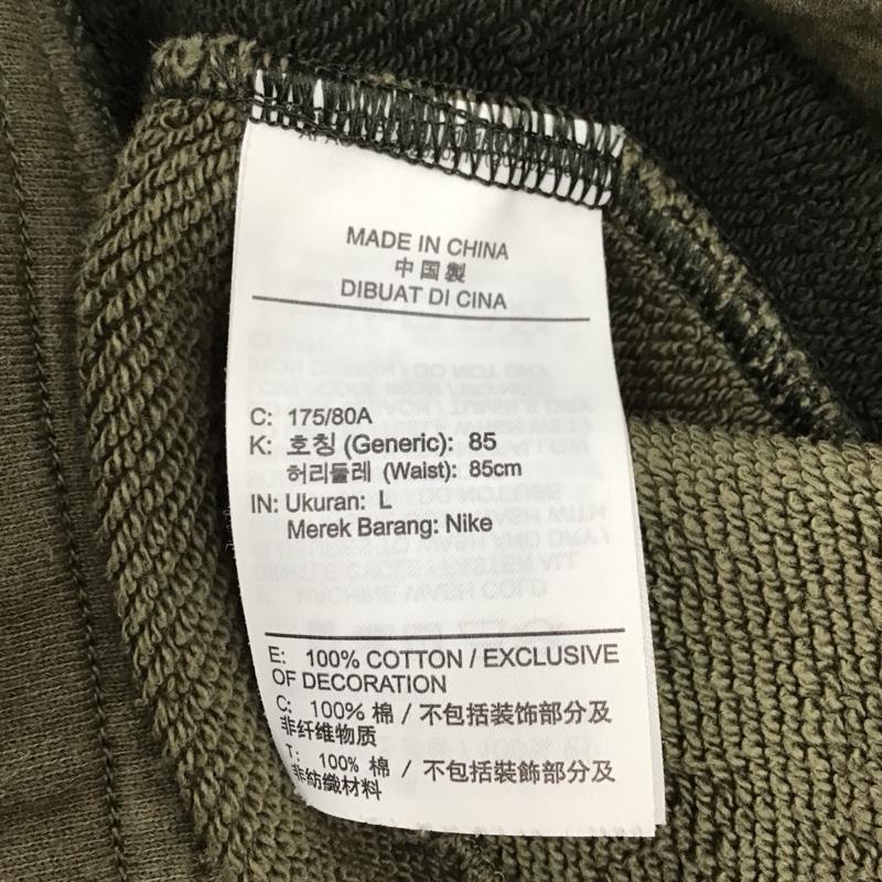 ナイキ NIKE パンツ ショートパンツ dq4211-222 ハーフパンツ NIKENikeAirFTShort スポーツウェア L ロゴ、文字 カーキ / カーキ / メンズ USED 古着 中古 10118545