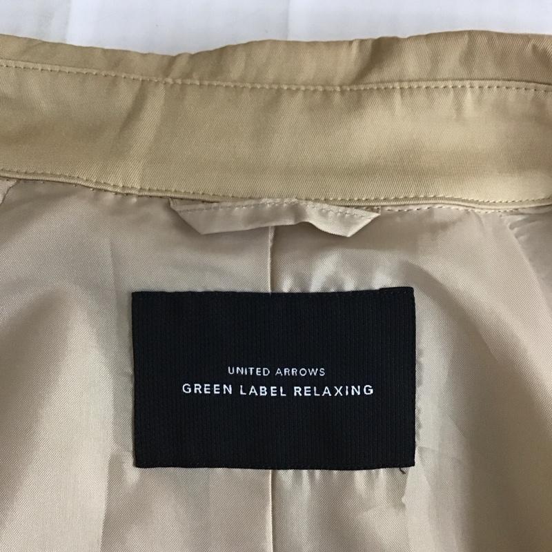 ユナイテッドアローズグリーンレーベルリラクシング UNITED ARROWS green label relaxing コート コート一般 3625-144-0983 トレンチコート ロングコート アウター 36 無地 ベージュ / ベージュ / レディース USED 古着 中古 10113050