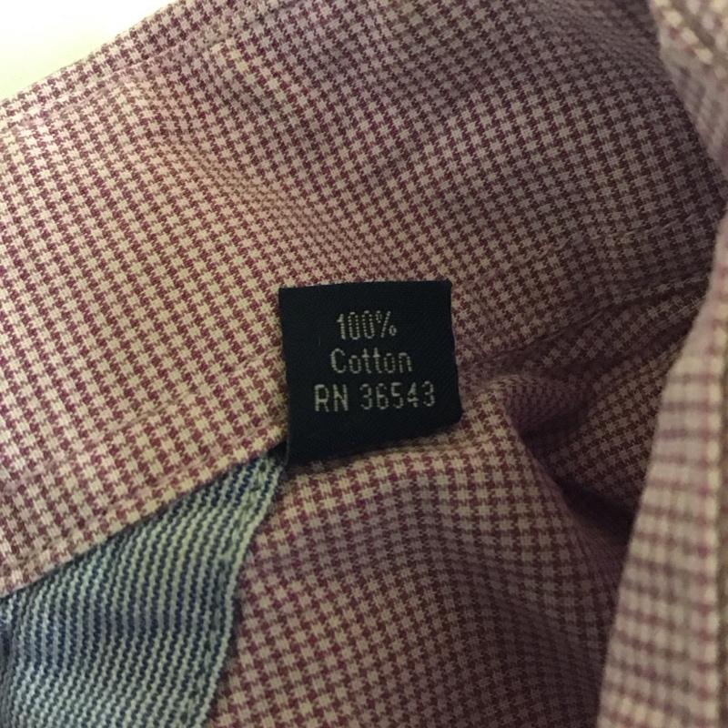 トミーヒルフィガー TOMMY HILFIGER シャツ、ブラウス 長袖 長袖シャツ カラーシャツ ポケットシャツ 長袖カットソー チェックシャツ チェック 紫 / パープル / メンズ USED 古着 中古 10116431