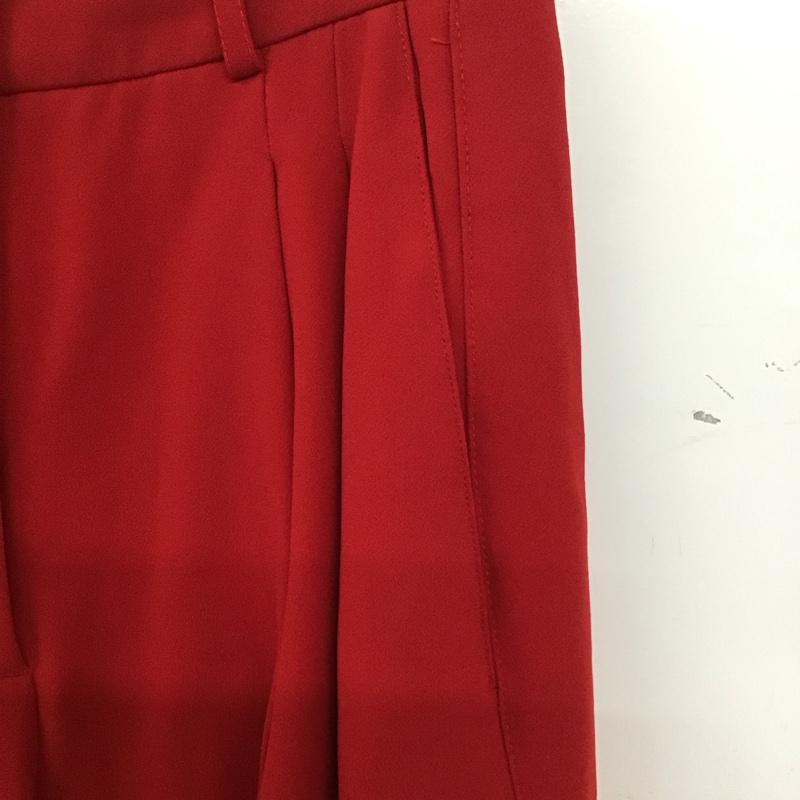 ザラ ZARA パンツ スラックス S 無地 赤 / レッド / レディース USED 古着 中古 10137774