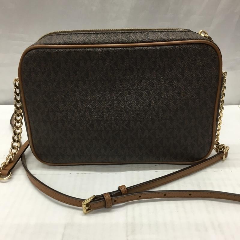 マイケルコース MICHAEL KORS ショルダーバッグ ショルダーバッグ 32S7GJSC7B ロゴ、文字 ダークブラウン / ダークブラウン / レディース USED 古着 中古 10119194