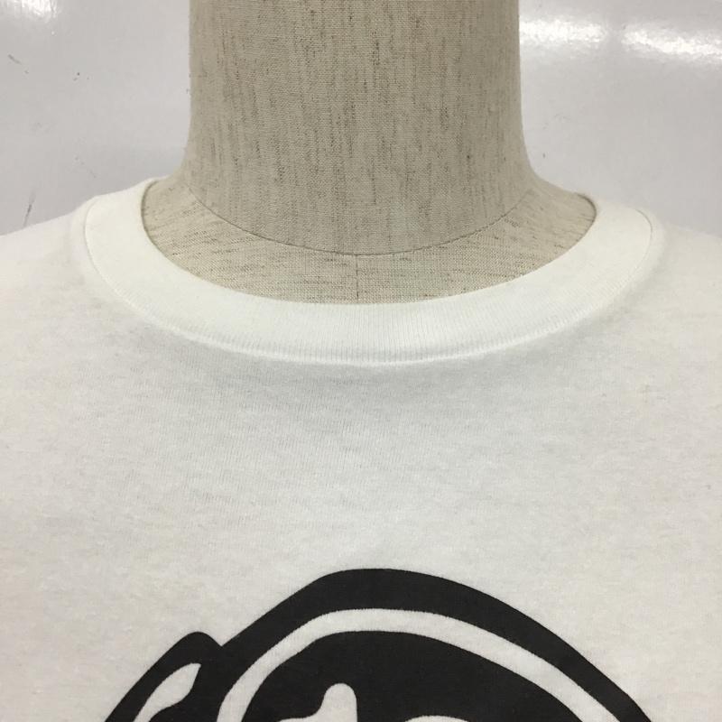 アベイシングエイプ A BATHING APE Tシャツ 半袖 半袖カットソー プリントTシャツ クルーネックカットソー XL プリント 白 / ホワイト / メンズ USED 古着 中古 10105546
