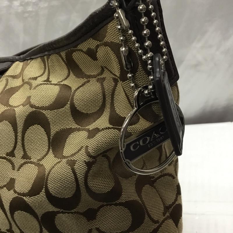 コーチ COACH トートバッグ トートバッグ F29941 シグネチャー 総柄 ベージュ / ベージュ / X ダークブラウン / ダークブラウン / レディース USED 古着 中古 10120737