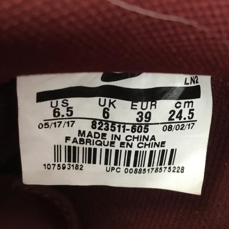 ナイキ NIKE スニーカー スニーカー 823511-605 Nike Air Force 1 Low NBA Team Red 24.5cm ロゴ、文字 白 / ホワイト / X ボルドー / ボルドー / レディース USED 古着 中古 10130255