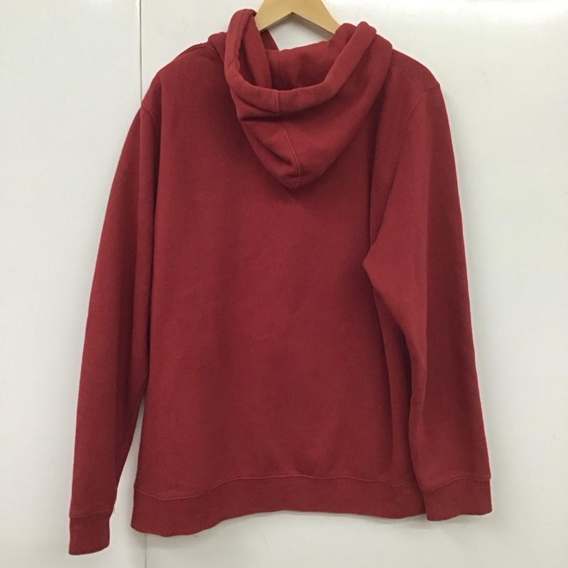 ステューシー STUSSY パーカー 長袖 L ロゴ、文字 えんじ / ワインレッド / メンズ USED 古着 中古 10131057