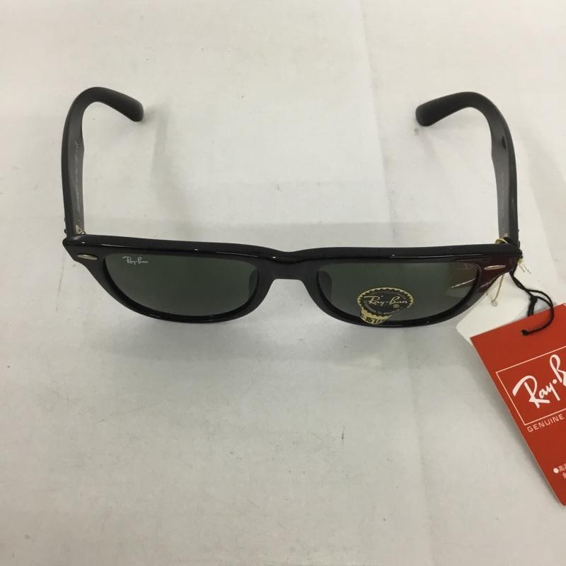 レイバン Ray-Ban めがね・サングラス サングラス RB2140-F WAYFARER カラーレンズ ケース付き ロゴ、文字 黒 / ブラック / メンズ USED 古着 中古 10129409