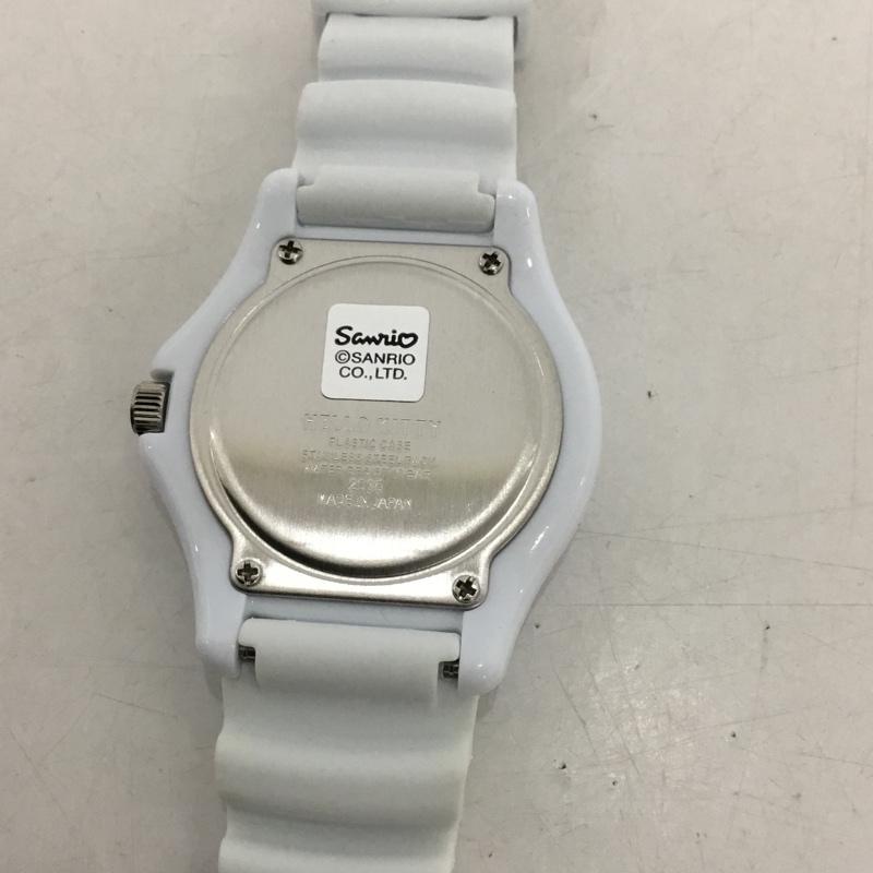シチズン CITIZEN 腕時計 アナログ(クォーツ式) 0027N001 HelloKitty ハローキティ キャラクター 白 / ホワイト / レディース USED 古着 中古 10144134